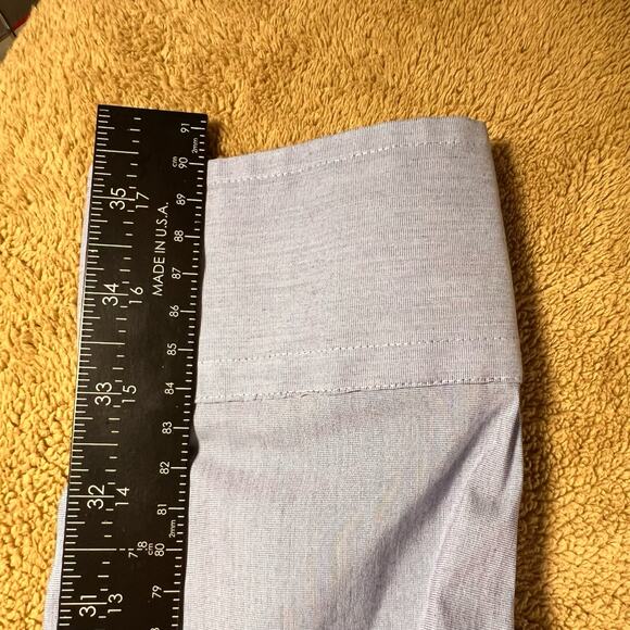 Lauren Ralph Lauren Ultraflex Slim Performance Stretch Blue Button Up Shirt, XL - Picture 5 of 7